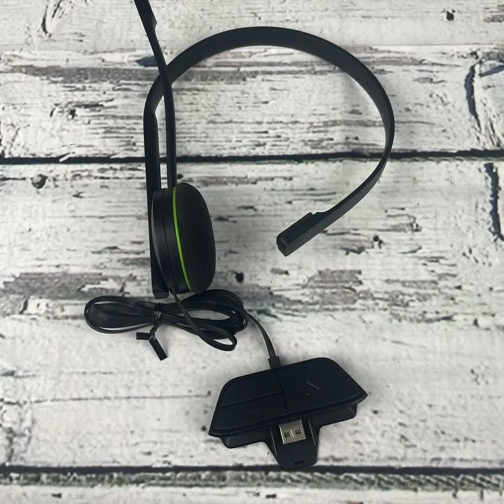 Microsoft Wired‎ Mono Headset Black Headband Chat for Xbox 1564